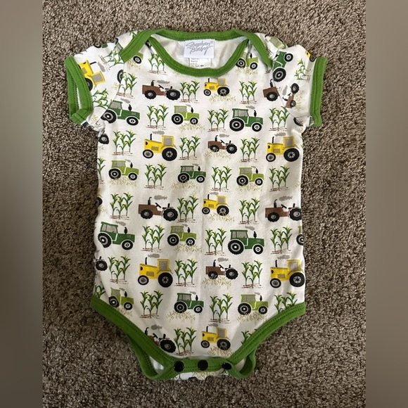 Tractor Print Kids One Piece - Picture 1 of 2